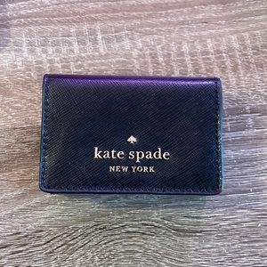 Kate spade | small black leather wallet